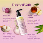 Arata Hair Fall Defense Onion Shampoo | Grocsy