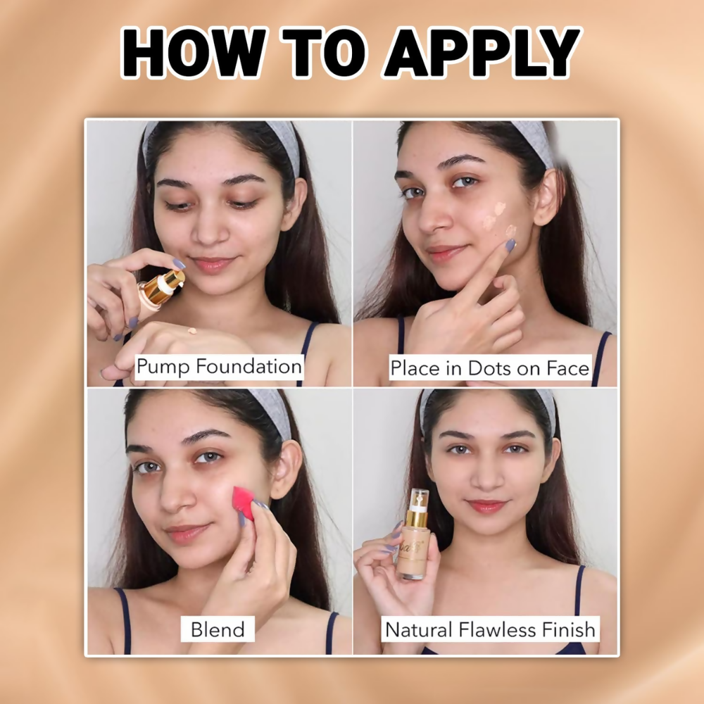Iba Pure Skin Liquid Foundation - Golden Beige | Grocsy