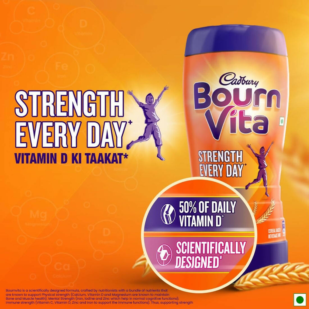 Cadbury Bournvita Chocolate Nutrition Drink | Grocsy