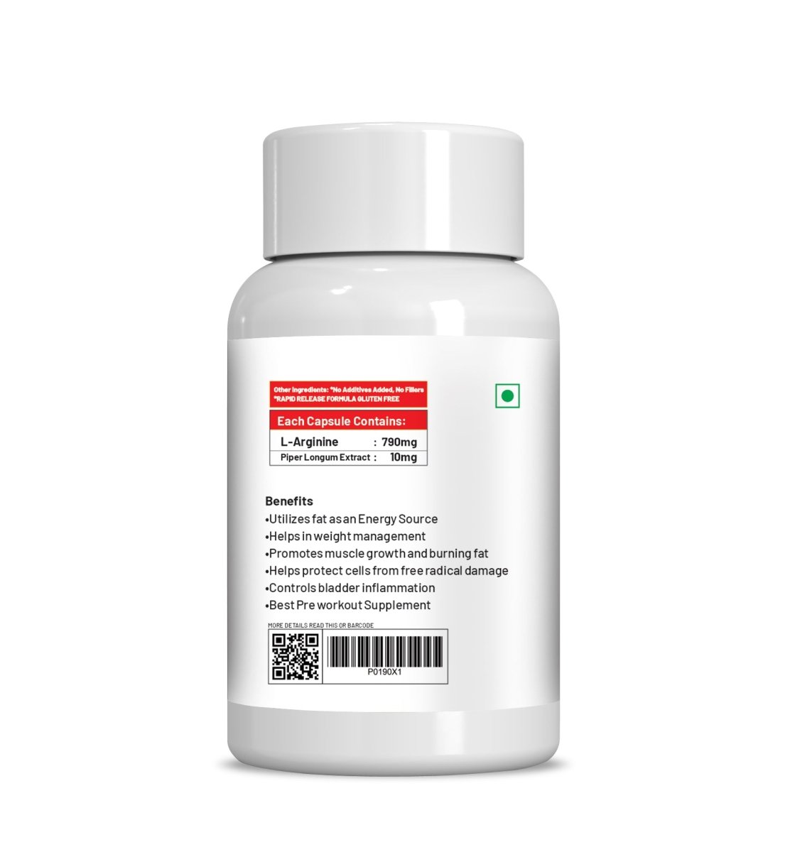 Ae Naturals L-Arginine Capsules | Grocsy