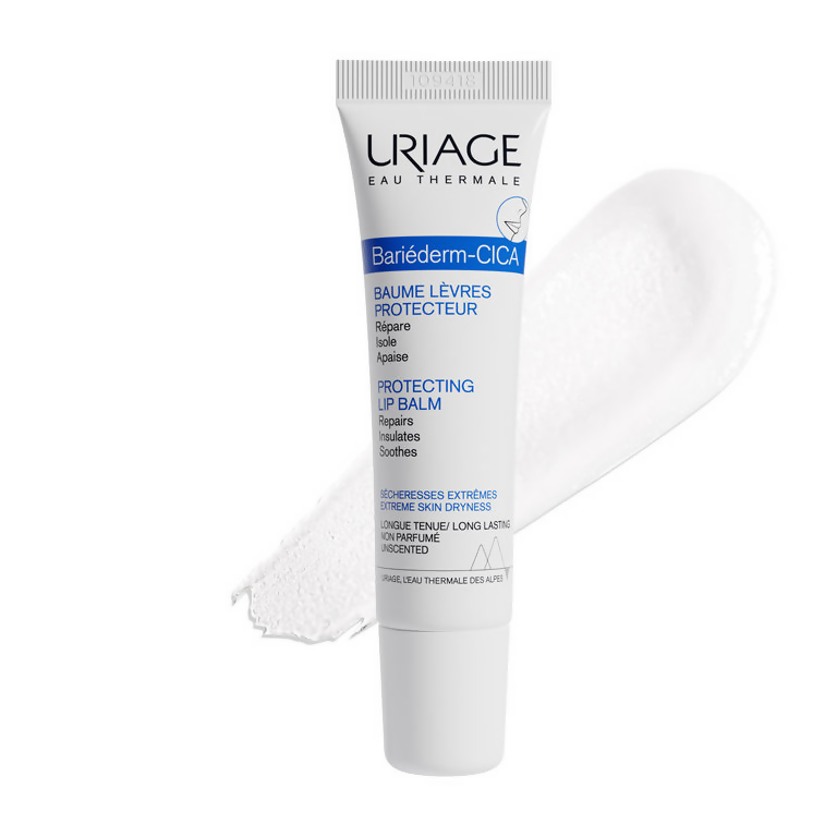 Uriage Bariederm-Cica Protecting Lip Balm For Dry,Cracked & Chapped Lips With Squalane & PHytosterol | Grocsy