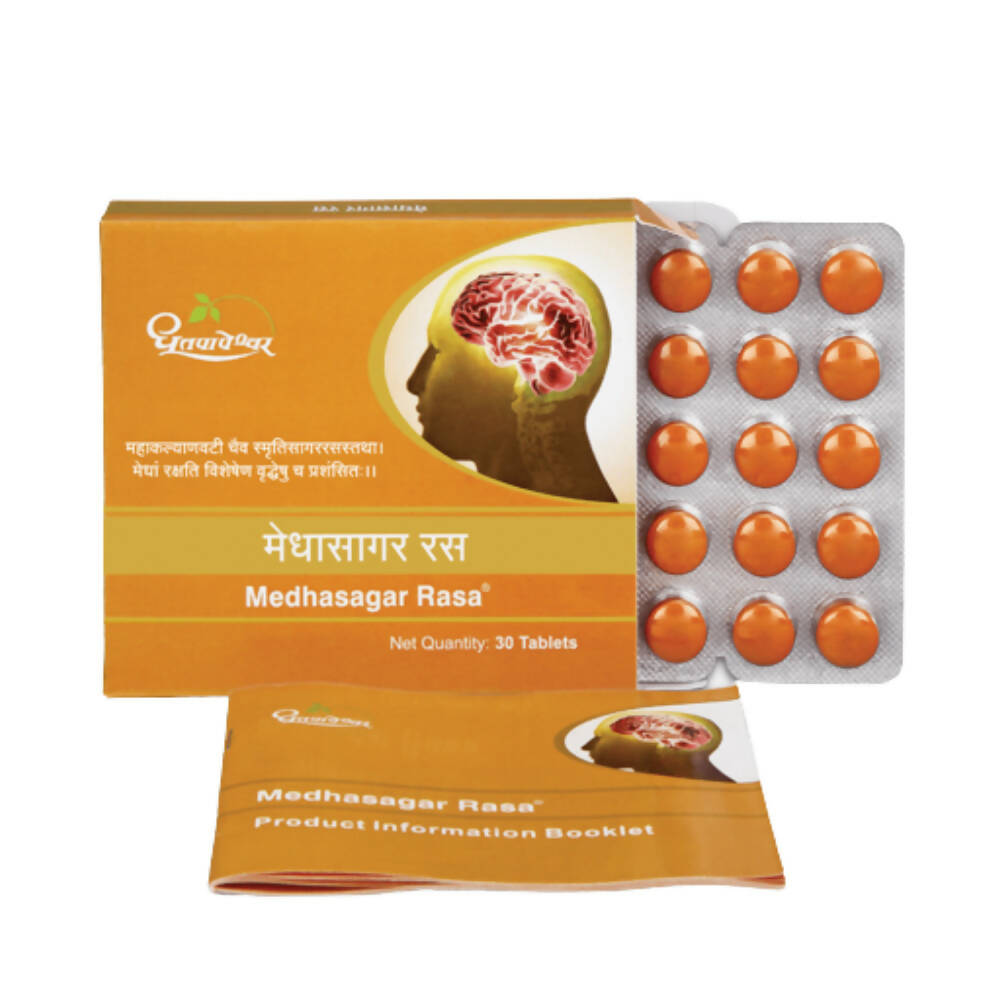 Dhootapapeshwar Medhasagar Rasa Tablets | Grocsy