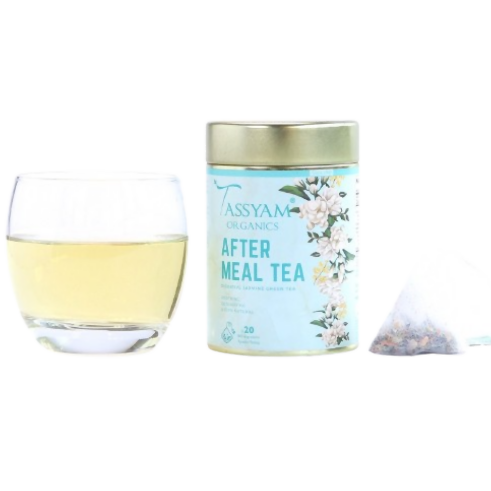 Tassyam Organics After Meal Biodegradable Tea Bags | Grocsy