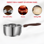 Vinod Stainless Steel Milkpan/Saucepan | Grocsy