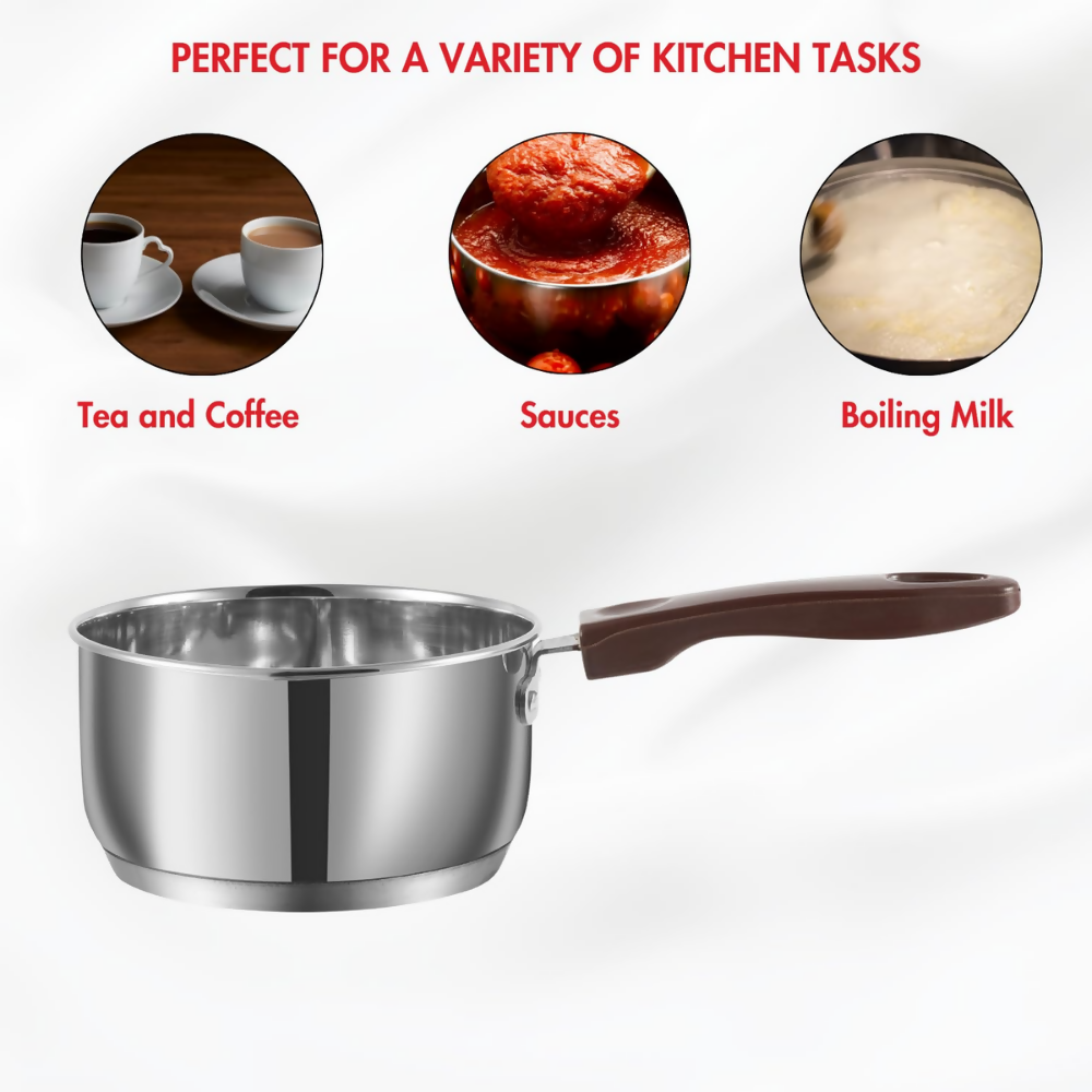 Vinod Stainless Steel Milkpan/Saucepan | Grocsy