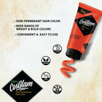 Nisha Cosglam Semi Permanent Hair Color 33 Vibrant Orange | Grocsy