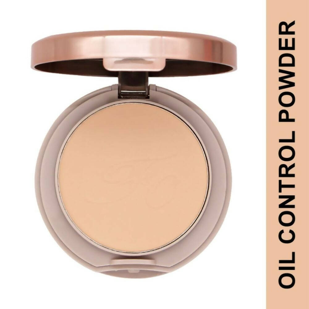 Fashion Colour Oil Control Clear Glow 2 in 1 Powder-Shade 01 | Grocsy
