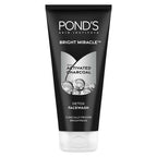 Ponds Bright Miracle Detox Facewash 10X Power of Activated Charcoal For Deep Cleaned Skin, Reveals Glow | Grocsy