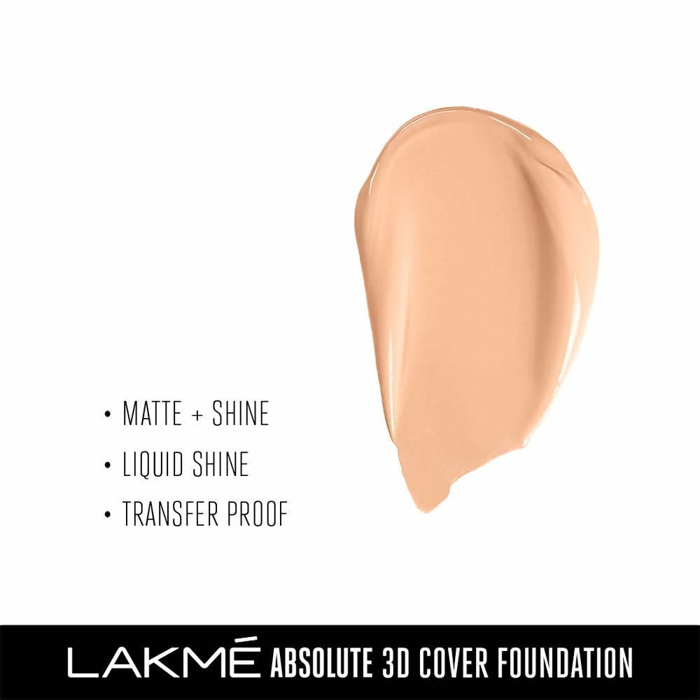 Lakme Absolute 3D Cover Foundation - Cool Ivory | Grocsy