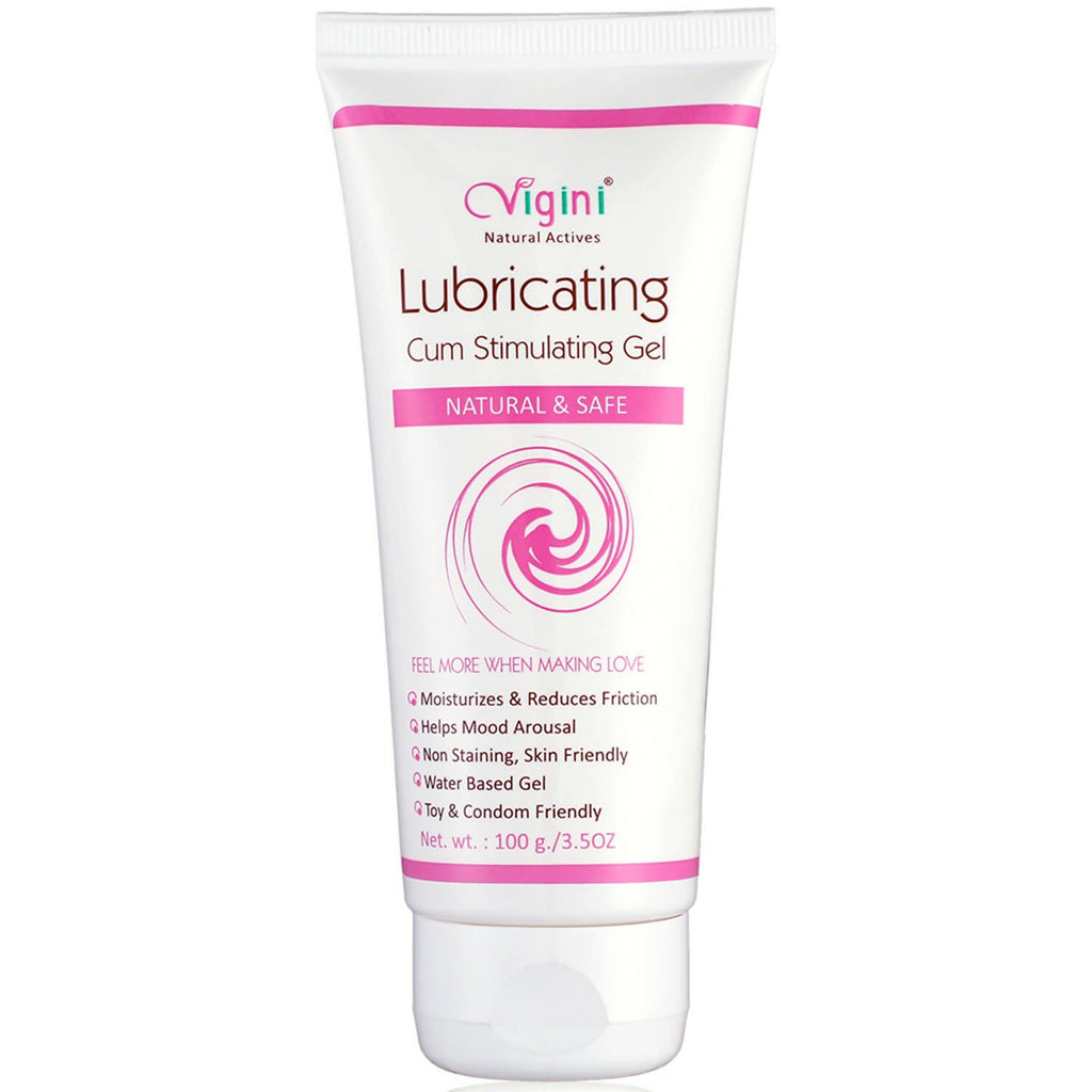 Vigini Natural Actives Vaginal Lubricant, Lubricating Cum Stimulating Lube Gel | Grocsy