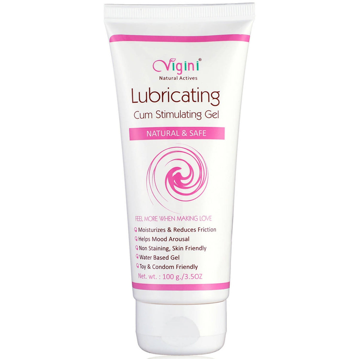 Vigini Natural Actives Vaginal Lubricant, Lubricating Cum Stimulating Lube Gel | Grocsy
