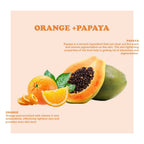 Kimayra Organic Orange + Papaya Face Pack Powder For Tan Removal, Helps In Retain Moisture & Reduce Wrinkles & Fine Lines | Grocsy