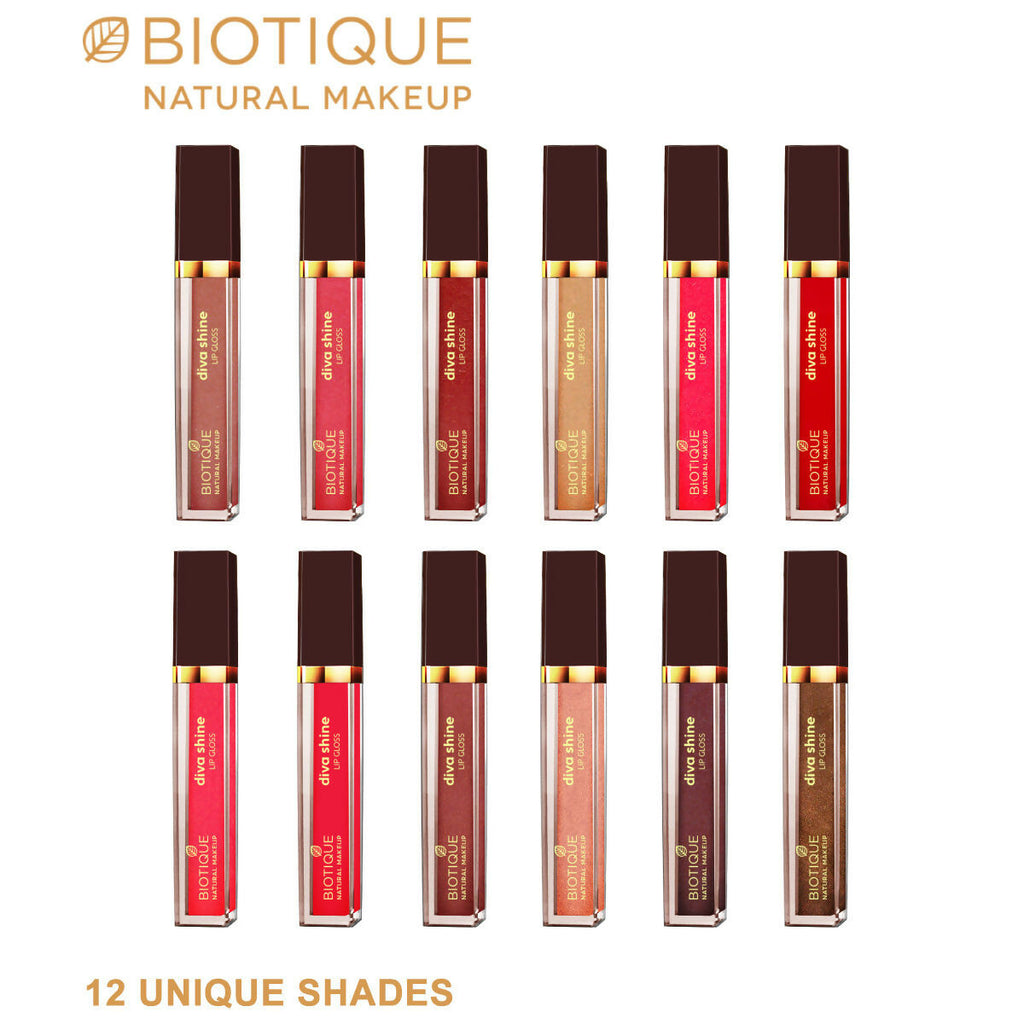 Biotique Diva Shine Lip Gloss - Dew Me Up | Grocsy