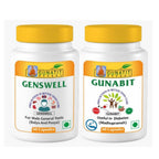 Gunatit Herbal Combo Of Genswell + Gunabit Capsules | Grocsy