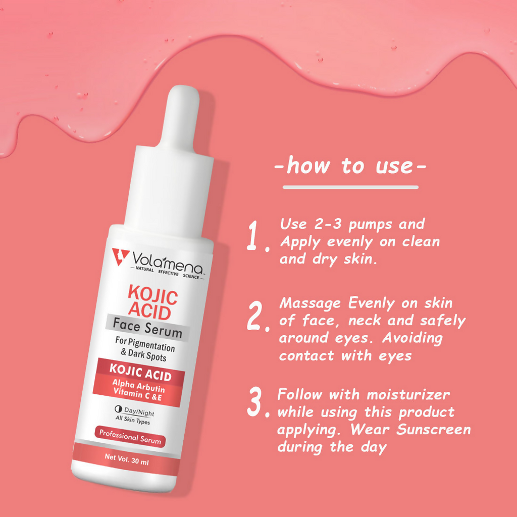 Volamena Kojic Acid Face Serum | Grocsy