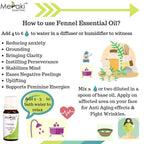 Meraki Essentials Fennel Essential Oil | Grocsy