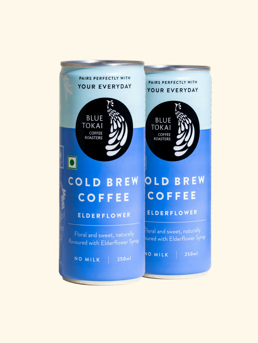 Blue Tokai Cold Brew Coffee Elderflower Can | Grocsy