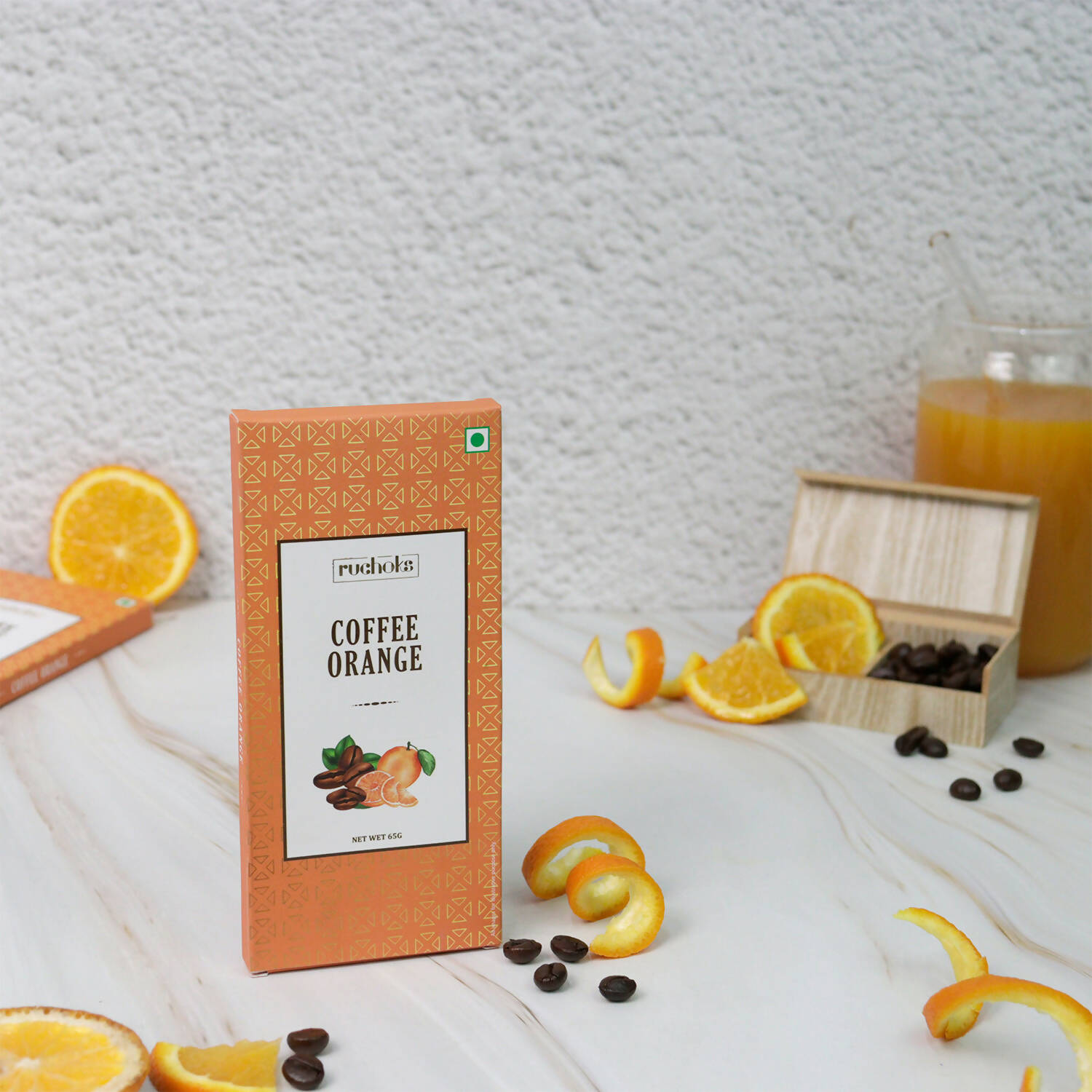 Dibha Ruchoks - Coffee Orange Chocolate Bar | Grocsy