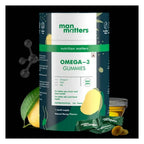 Man Matters Omega 3 Gummies With Natural Mango Flavour | Grocsy