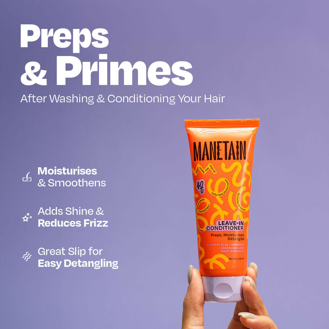 Manetain Leave-In Conditioner For Curly Hair | Grocsy