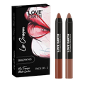 Love Earth Lip Crayon Non-Transfer Lipstick - Browns | Grocsy