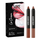 Love Earth Lip Crayon Non-Transfer Lipstick - Browns | Grocsy