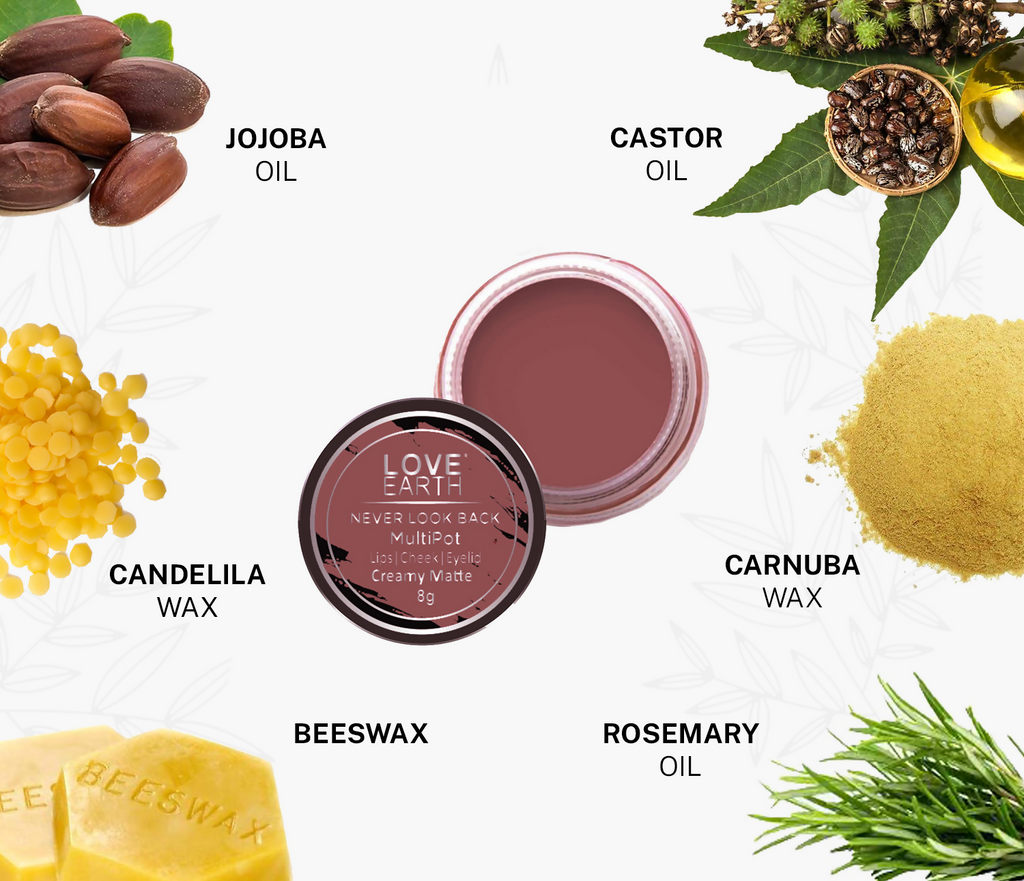 Love Earth Lip Tint & Cheek Tint Multipot Combo (Ruby Pink & Raspberry Pink) | Grocsy