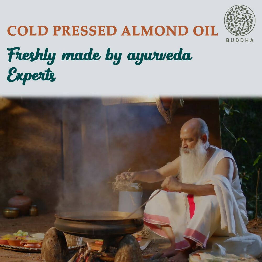 Buddha Natural Extra Virgin Cold Pressed Sweet Almond Oil | Grocsy