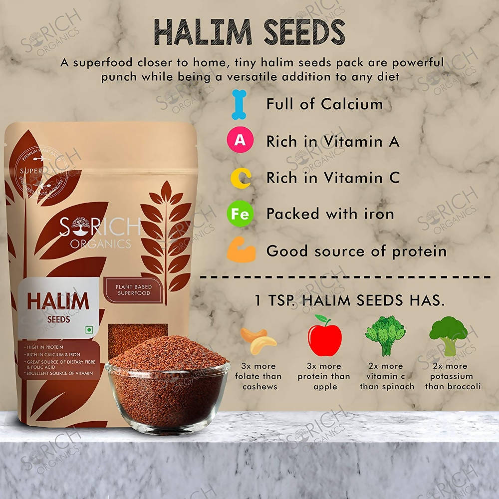 Sorich Organics Halim Seeds / Garden Cress Seeds | Grocsy