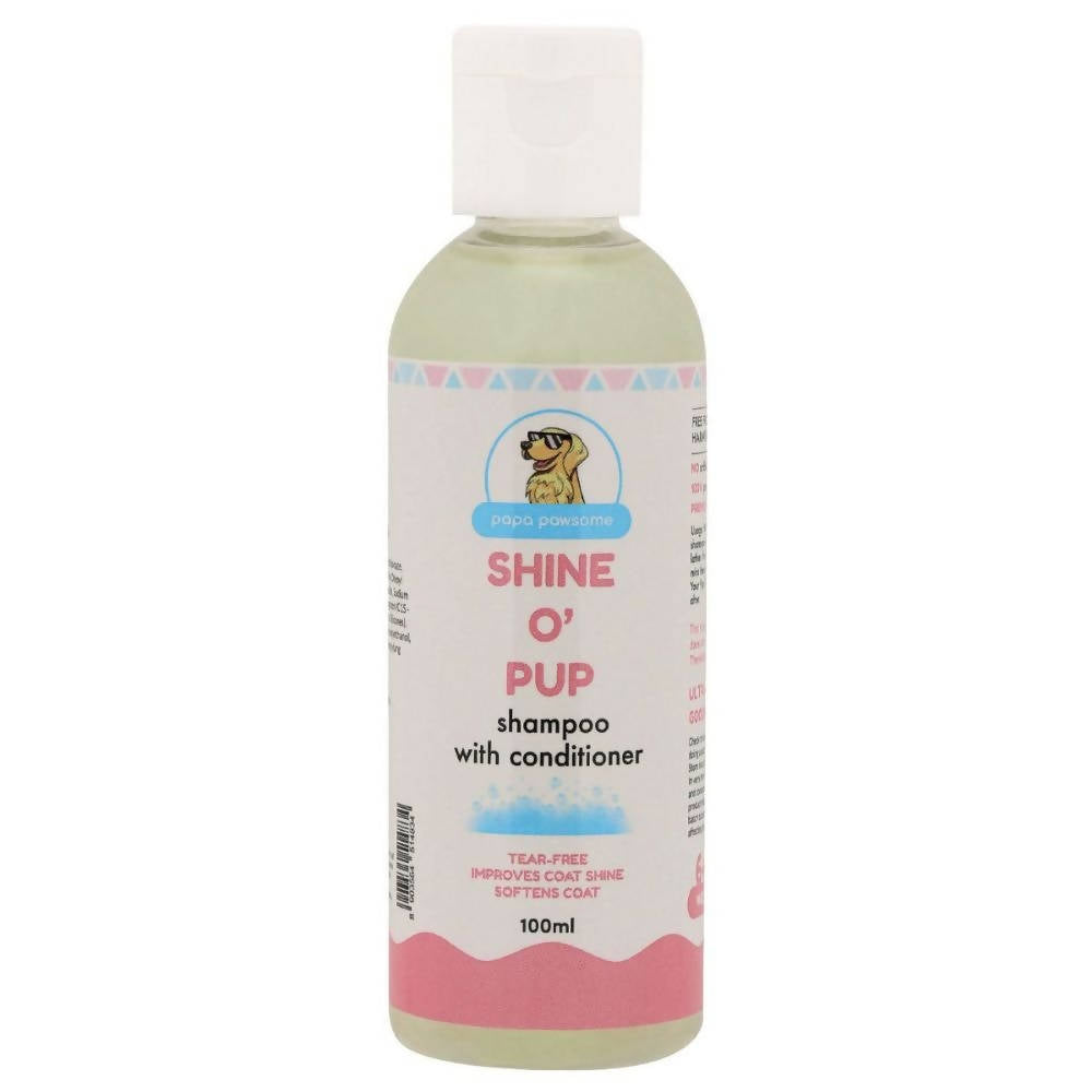 Papa Pawsome Shine O Pup Shampoo With Conditioner | Grocsy