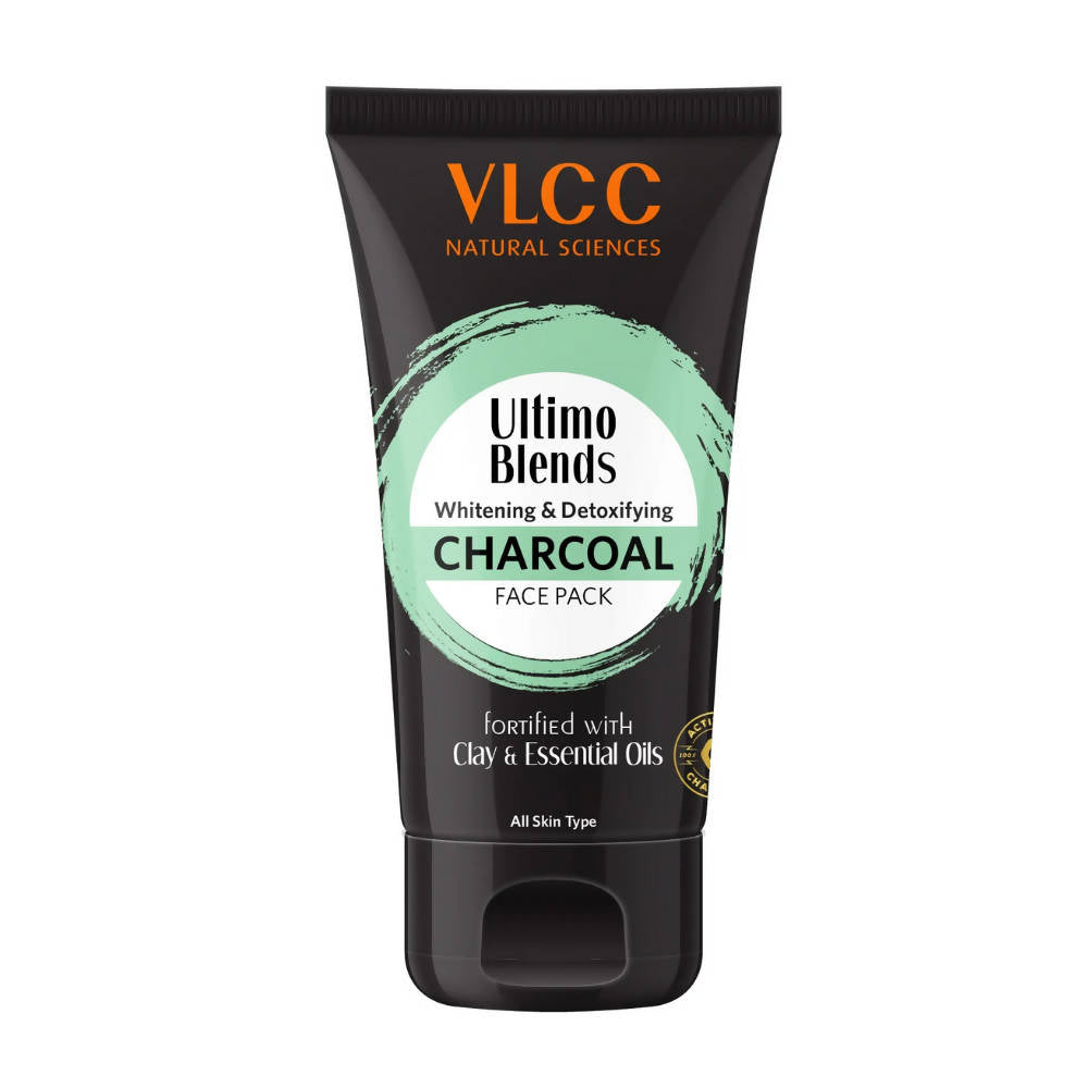 VLCC Ultimo Blends Whitening & Detoxifying Charcoal Face Pack | Grocsy