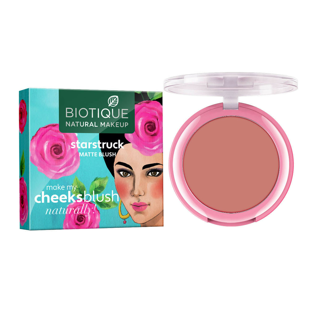 Biotique Starstruck Matte Blush -Modesty Blush-BL31 | Grocsy