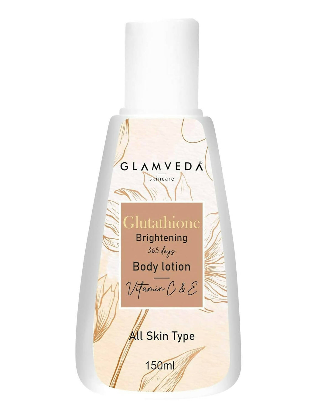 Glamveda Glutathione Brightening Body Lotion With Vitamin C | Grocsy