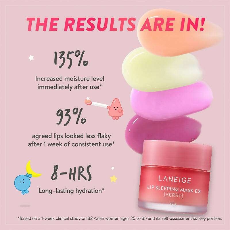 Laneige Lip Sleeping Mask EX - Berry - Korean skincare | Grocsy