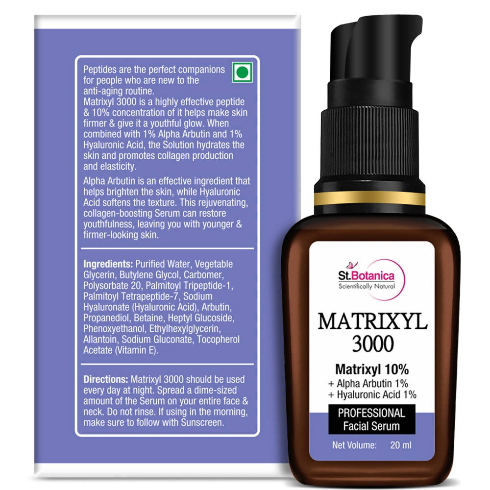 St.Botanica Matrixyl 3000 Professional Facial Serum | Grocsy