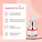 Globus Naturals Glycolic & 1% Salicylic Acid Anti Acne Face Serum | Grocsy