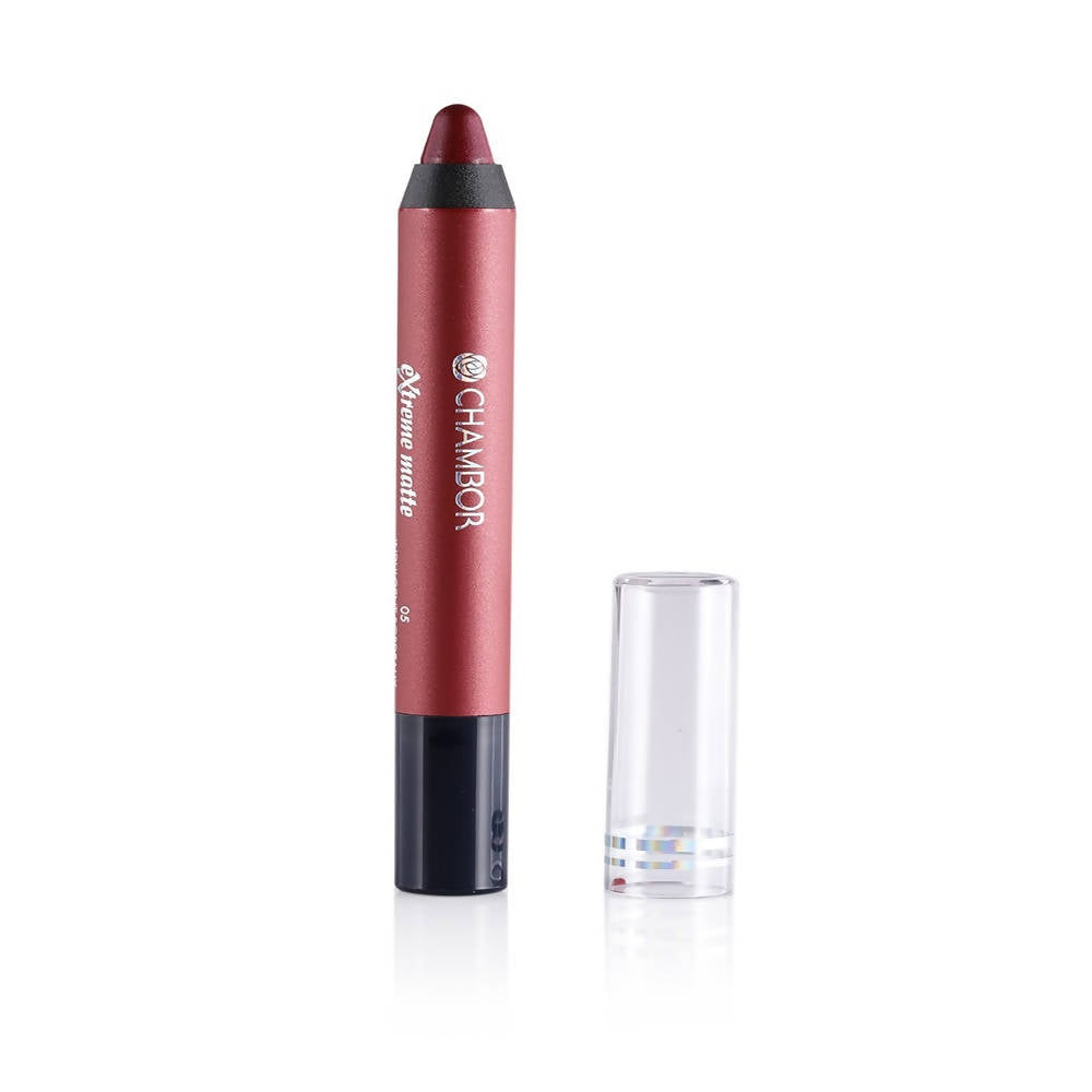 Chambor Indulgent Bordeaux 05 Extreme Matte Long Wear Lip Colour | Grocsy