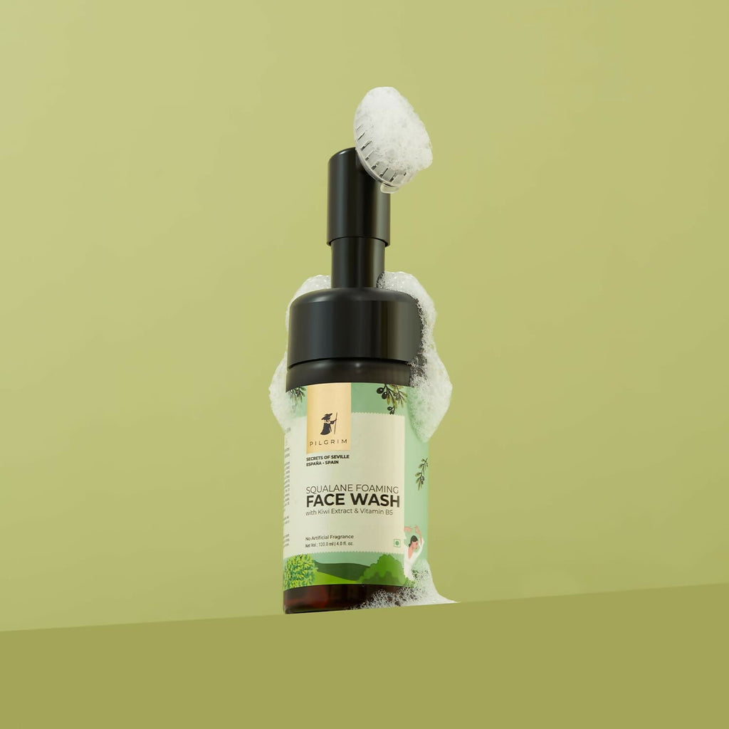 Pilgrim Spanish Foaming Face Wash With Kiwi Extracts & Aloe For Skin Hydration | Grocsy