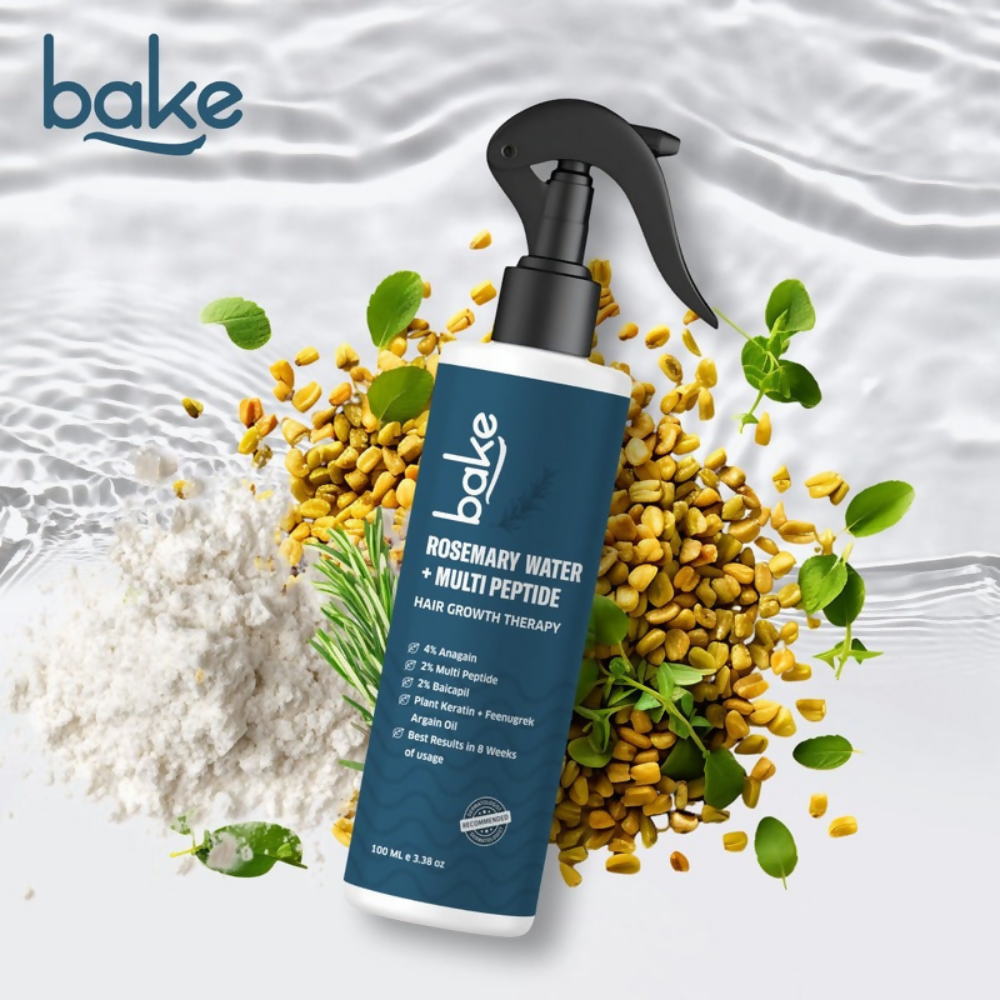 Bake Rosemary Water Hair Growth Spray with Multi Peptides | Grocsy