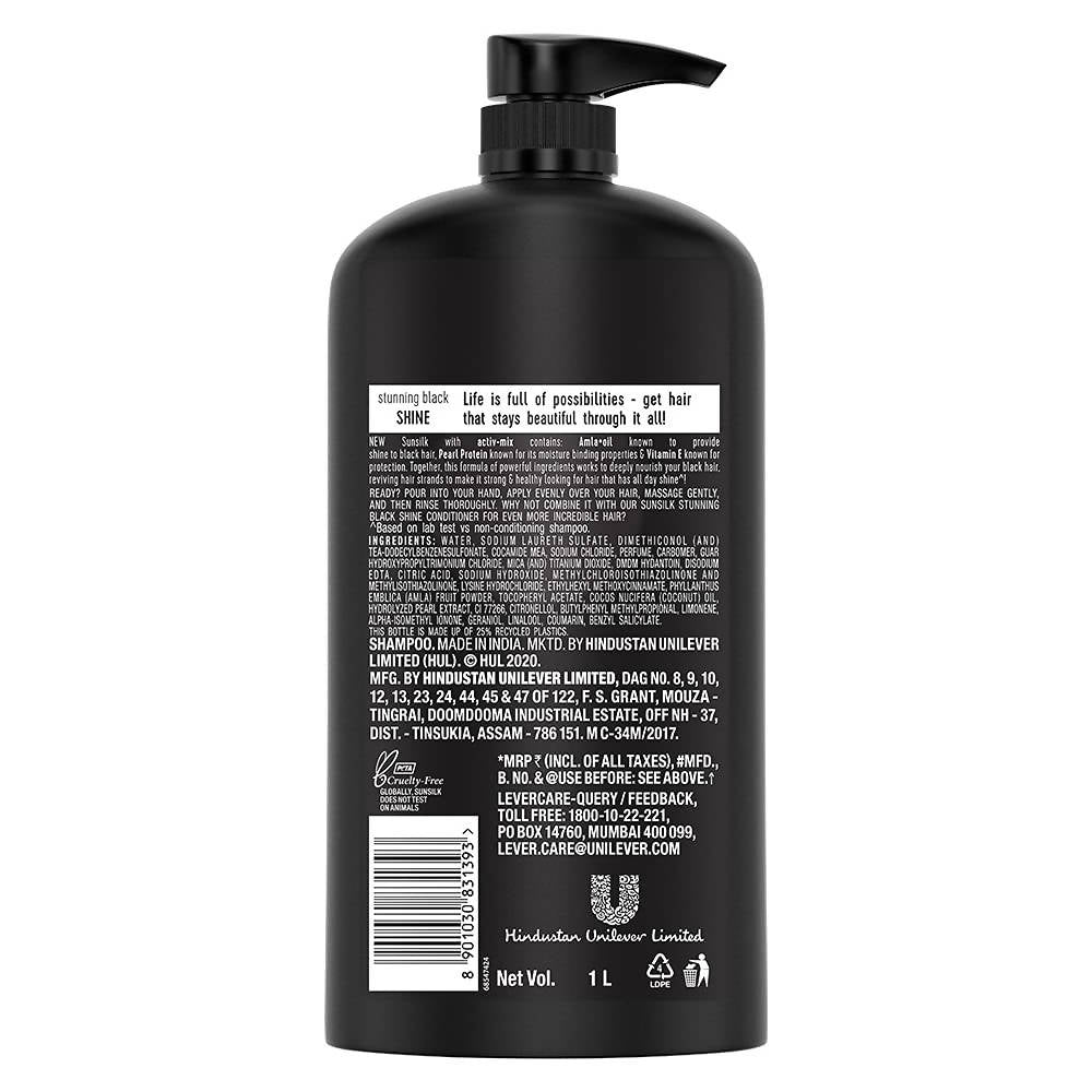 Sunsilk Stunning Black Shine Shampoo | Grocsy