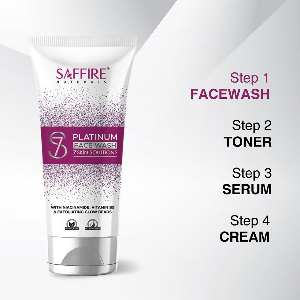 Saffire Naturals S7 Platinum Face Wash | Grocsy