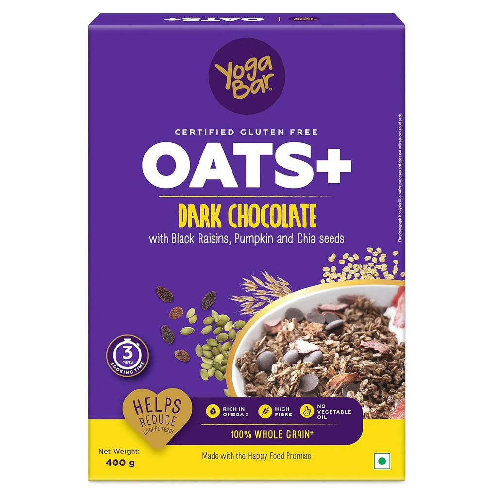 Yoga Bar Multigrain Energy Snack Bars - Dark Chocolate Flavour Premium Super Oats Combo | Grocsy