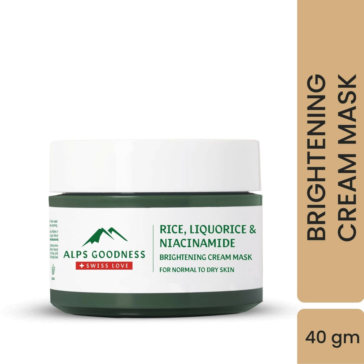 Alps Goodness Rice, Liquorice & Niacinamide Brightening Cream Mask | Grocsy
