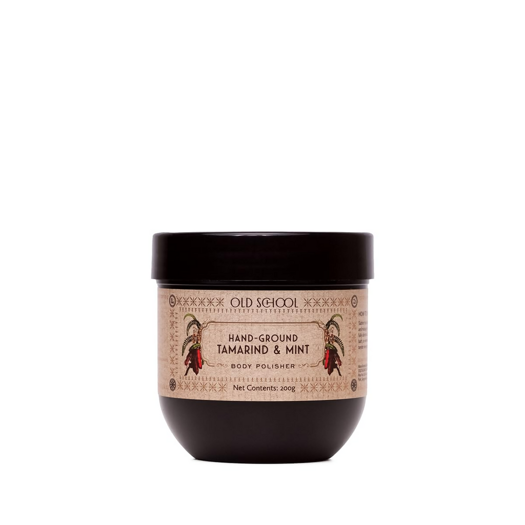 Old School Rituals Tamarind & Mint Body Polisher Natural Exfoliating Body Scrub | Grocsy