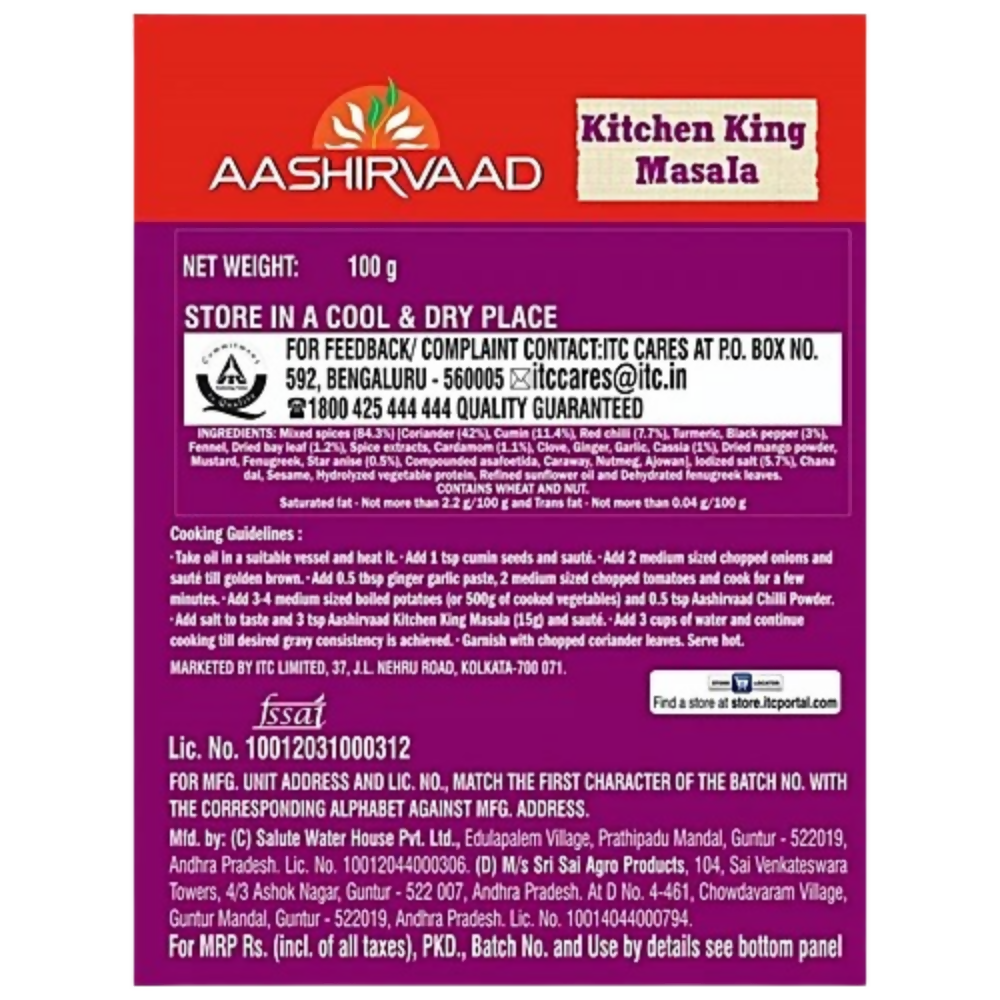Aashirvaad Kitchen King Masala | Grocsy
