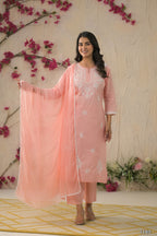 Ethnic Festive Wear Cotton Violate Stitched Suit With Dupatta - Tanisha | Grocsy