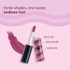 Plum Soft Swirl Lip Gloss 3 Shades In 1 & 125 Black Currant | Grocsy