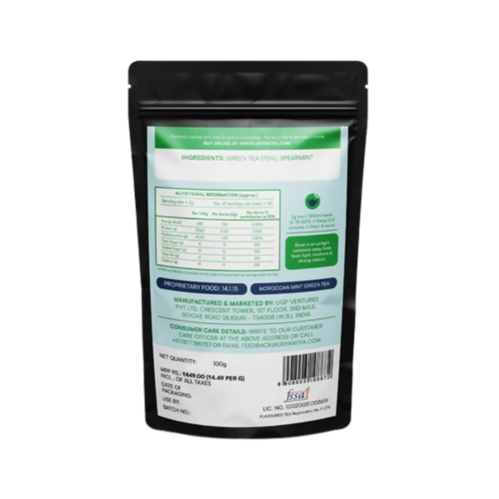 Udyan Tea Moroccan Mint Green Tea | Grocsy