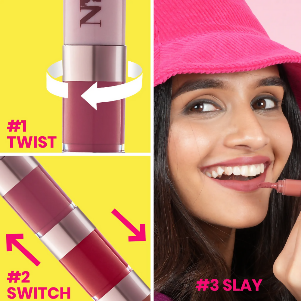 NY Bae 4 IN 1 Lip Play Liquid Lipstick - Pretty Pleasure | Grocsy