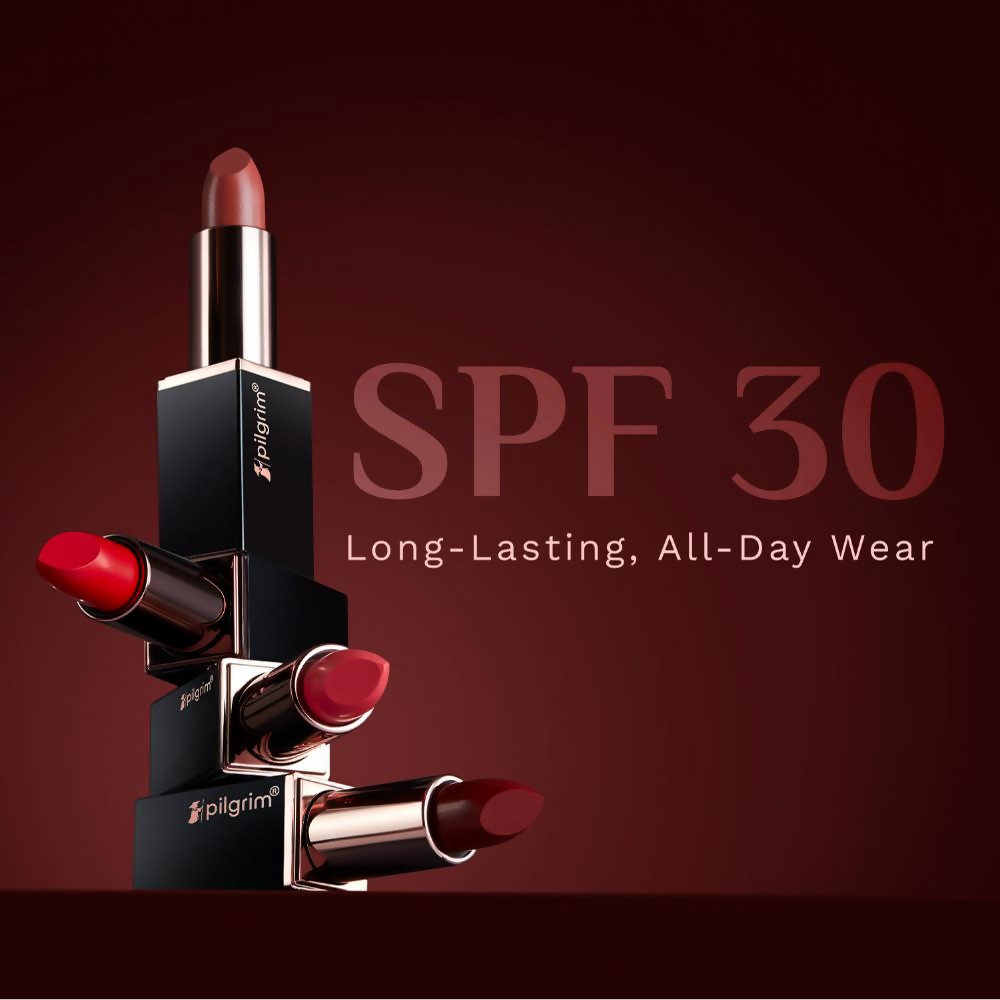 Pilgrim Matte Me Up! Bullet Lipstick - 25 Ruby Revolt | Grocsy